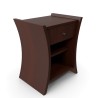 Table de chevet merisier d'Afrique 1 tiroir — Atelier Mobilier