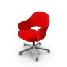 Fauteuil de conférence pivotant cuir pleine fleur — Nordvik
