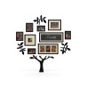 Cadre photo mural arbre généalogique 10 vues — Maison Lorel