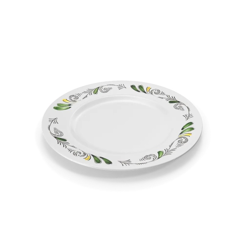 Assiette plate grès émaillé Ø 27 cm — Nordika