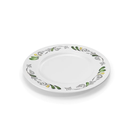 Assiette plate grès émaillé Ø 27 cm — Nordika