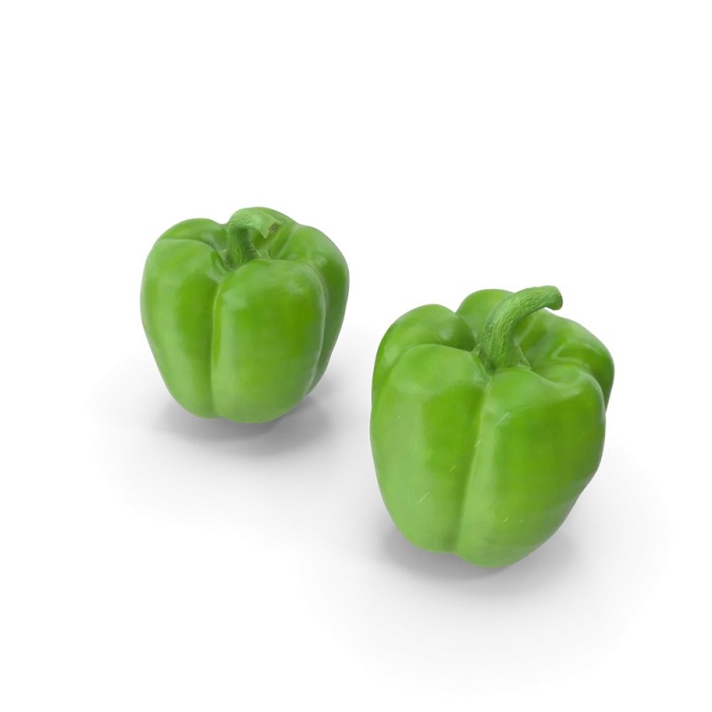 Poivron vert frais — à la pièce