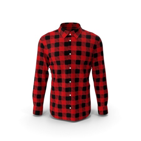 Chemise homme à carreaux écossais coupe ajustée