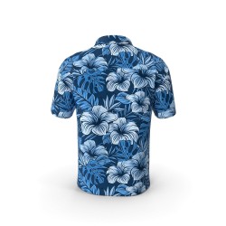 Chemise homme manches courtes en lin et coton