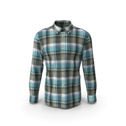 Chemise homme à carreaux vichy coupe régulière