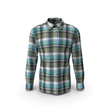 Chemise homme à carreaux vichy coupe régulière