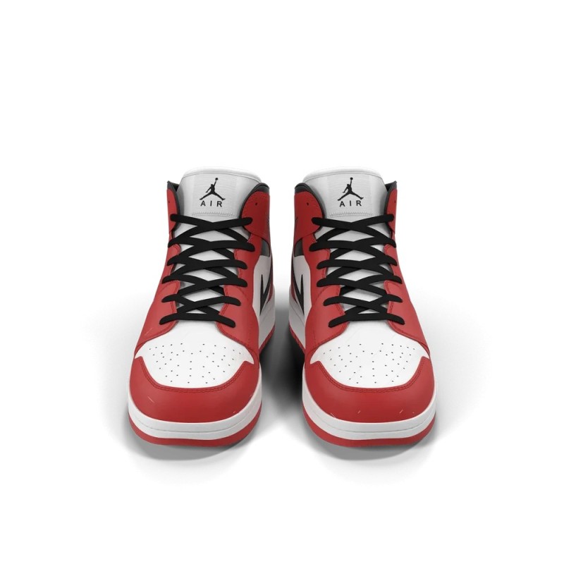Kyros Air Legend 1 rouge et noir — baskets montantes cuir