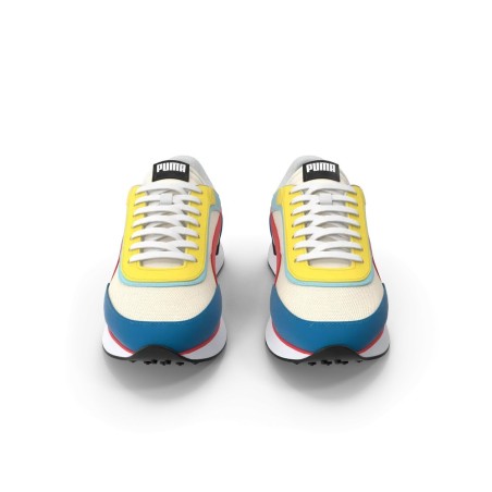 Felyn Retro Rider — baskets rétro homme mesh et daim