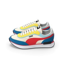 Felyn Retro Rider — baskets rétro homme mesh et daim