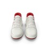Urbe Sport blanc cassé et rouge — baskets basses cuir