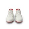 Urbe Sport blanc cassé rouge édition basse — baskets suédé