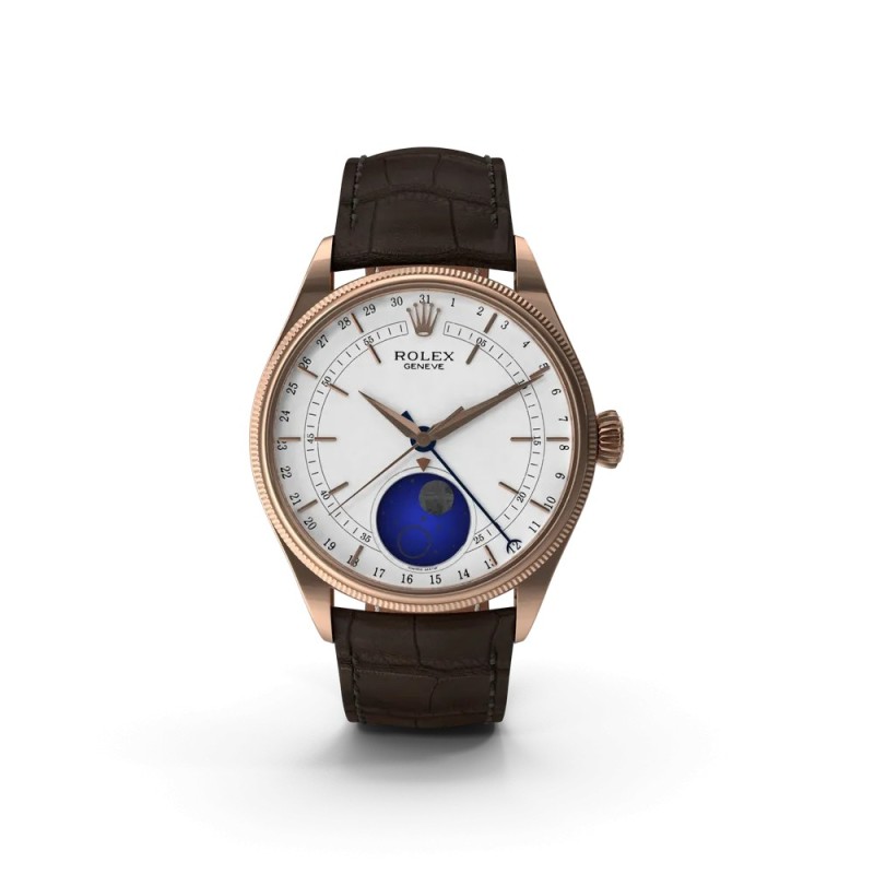 Chronos Genève Héritage Phases de Lune or rose 39 mm