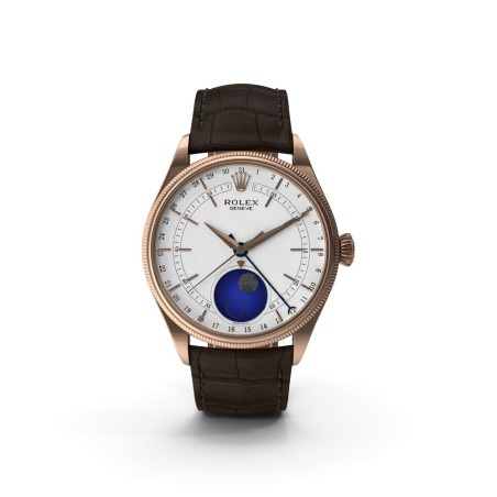 Chronos Genève Héritage Phases de Lune or rose 39 mm