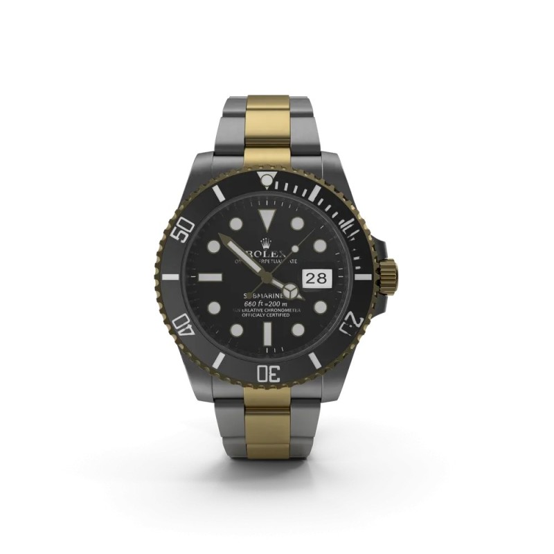 Chronos Genève Plongée 300 m acier 41 mm lunette céramique