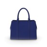 Sac à main femme bleu cobalt à 3 compartiments