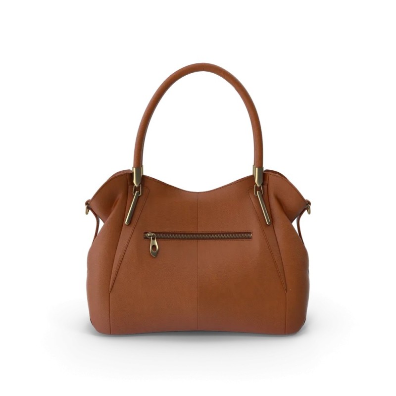Sac cabas Heline en cuir de vachette grainé