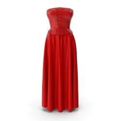 Ensemble corset cuir et jupe assortie — 2 pièces