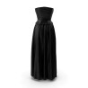 Ensemble corset bustier et jupe plissée noire