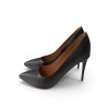 Chaussons femme noir et marron à semelle antidérapante