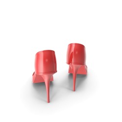 Escarpins rouges vernis bout rond talon 6 cm