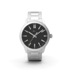 Helvetia Ingénieur automatique acier 40 mm cadran noir