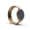Montre femme dorée bracelet maille milanaise 32 mm