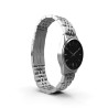Montre femme bracelet cuir quartz 34 mm cadran blanc