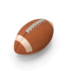 Ballon de football américain cuir composite taille officielle