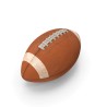 Ballon de football américain cuir composite taille officielle