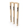 Jeu de guichets de cricket en bois — 3 piquets et 2 barrettes