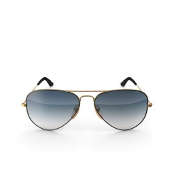Lunettes de soleil classiques monture métal verres dégradés
