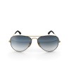 Lunettes de soleil classiques monture métal verres dégradés