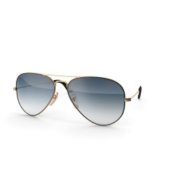 Lunettes de soleil classiques monture métal verres dégradés