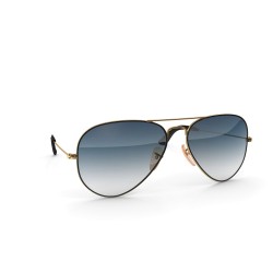 Lunettes de soleil classiques monture métal verres dégradés