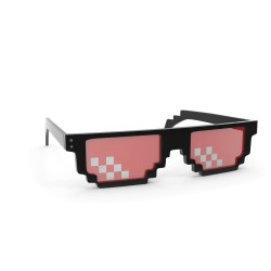 Lunettes fantaisie de fête à monture colorée