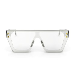 Lunettes de soleil mixtes monture écaille verres bruns