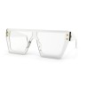 Lunettes de soleil mixtes monture écaille verres bruns