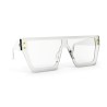 Lunettes de soleil mixtes monture écaille verres bruns