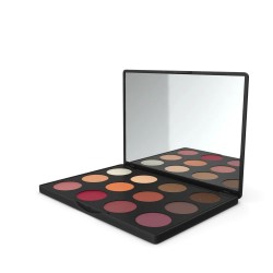 Palette 12 fards à paupières avec miroir — Glamour Beauty
